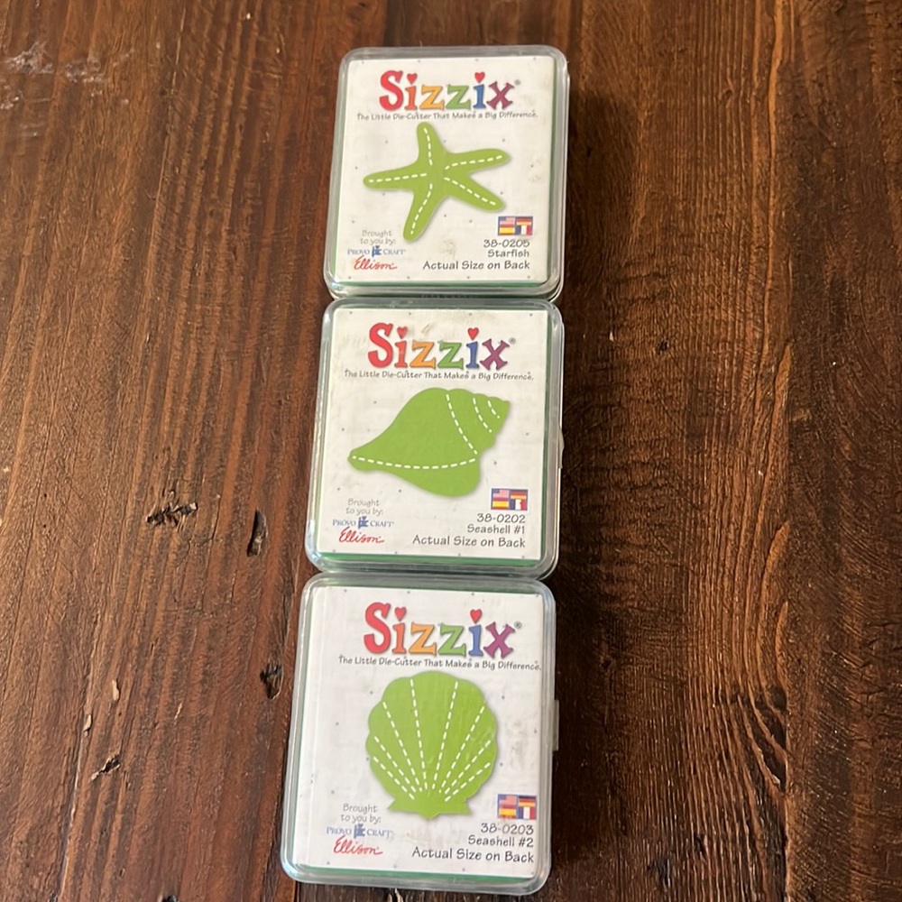 Sizzix seashell die cuts